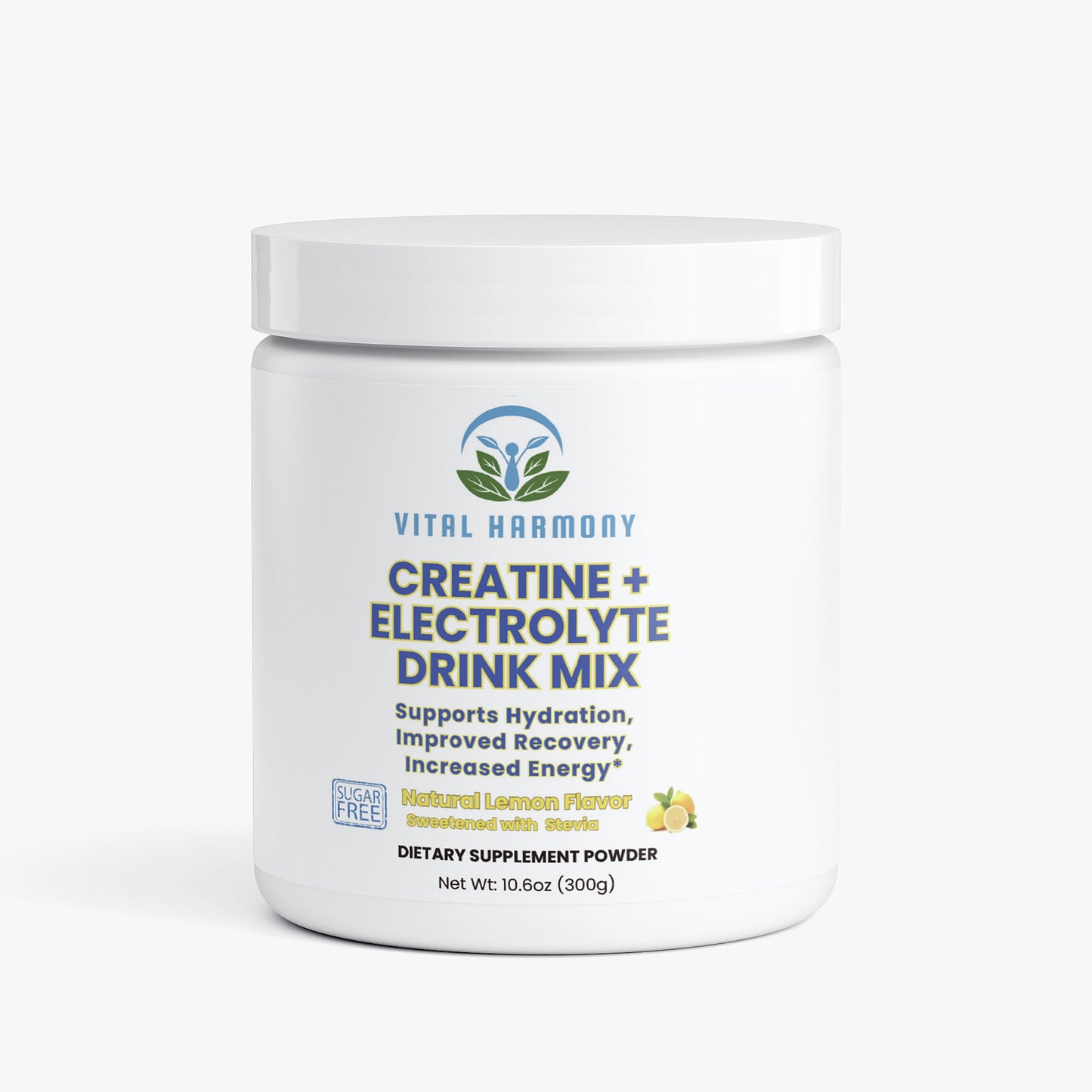 Creatine + Electrolyte Lemon Flavored Powder
