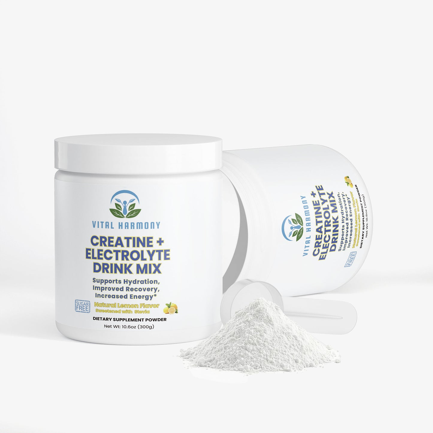 Creatine + Electrolyte Lemon Flavored Powder