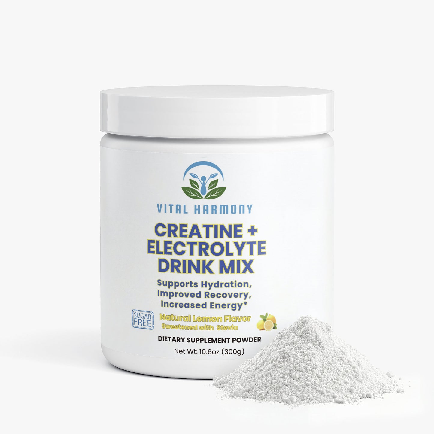 Creatine + Electrolyte Lemon Flavored Powder
