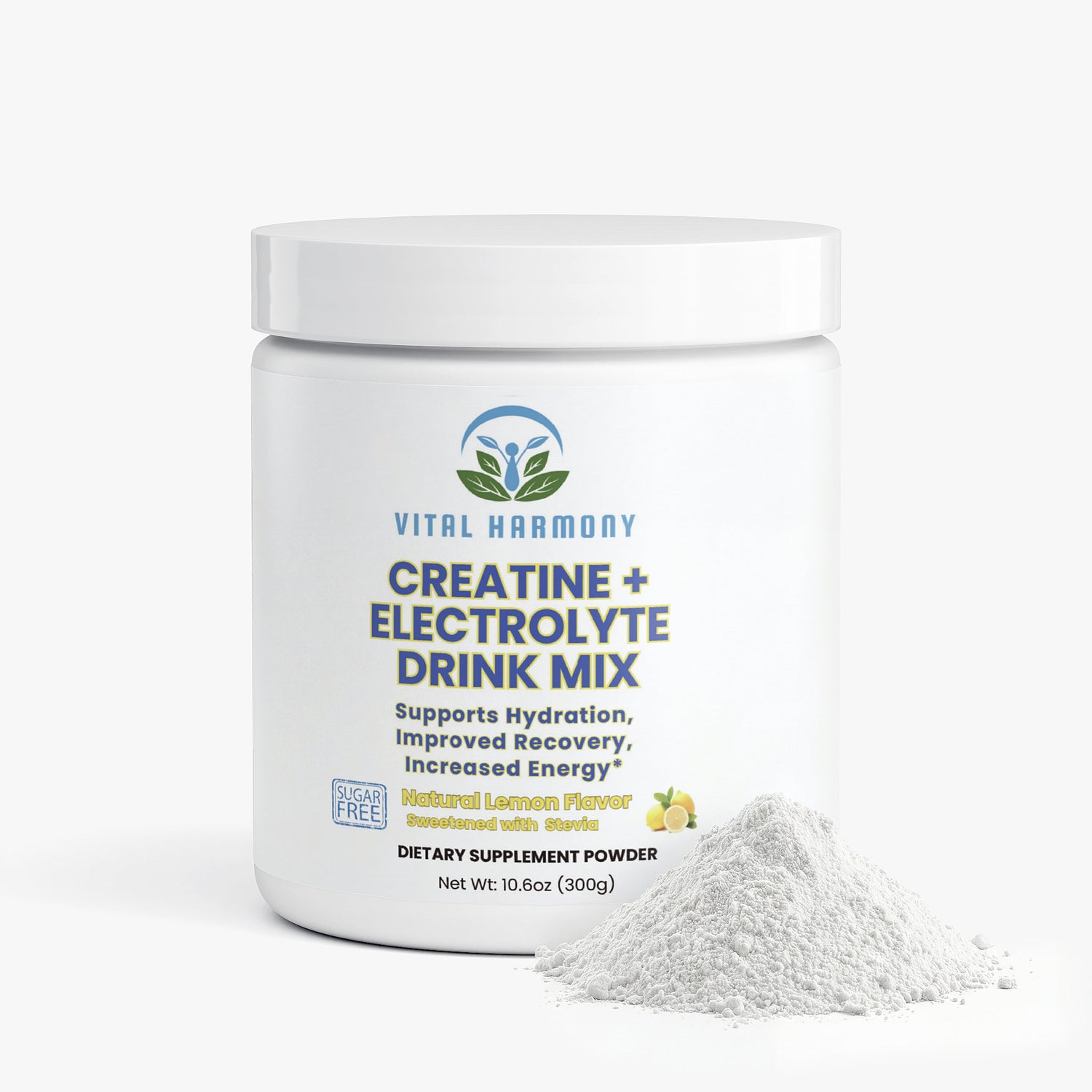 Creatine + Electrolyte Lemon Flavored Powder