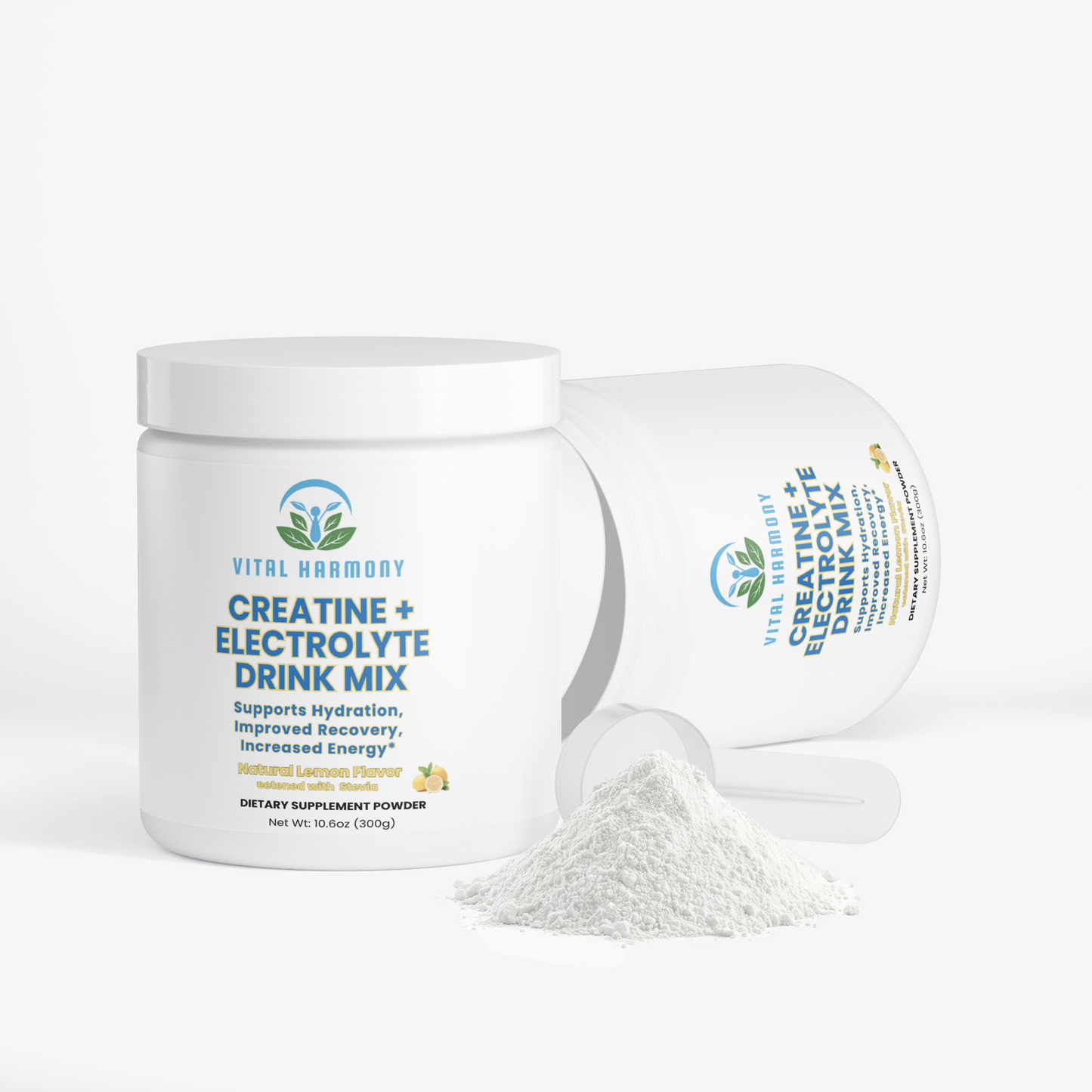 Creatine + Electrolyte Lemon Flavored Powder