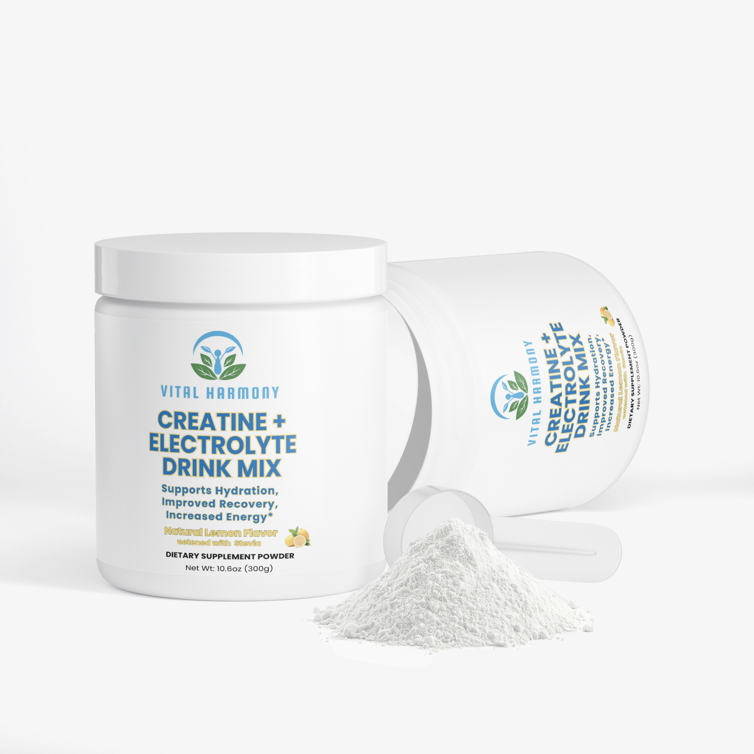 Creatine + Electrolyte Lemon Flavored Powder
