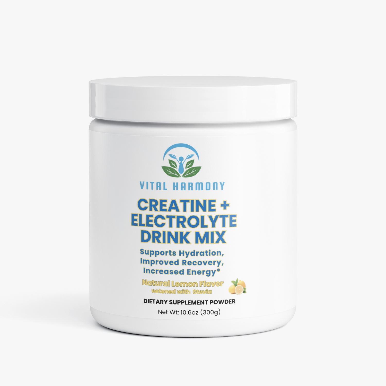 Creatine + Electrolyte Lemon Flavored Powder