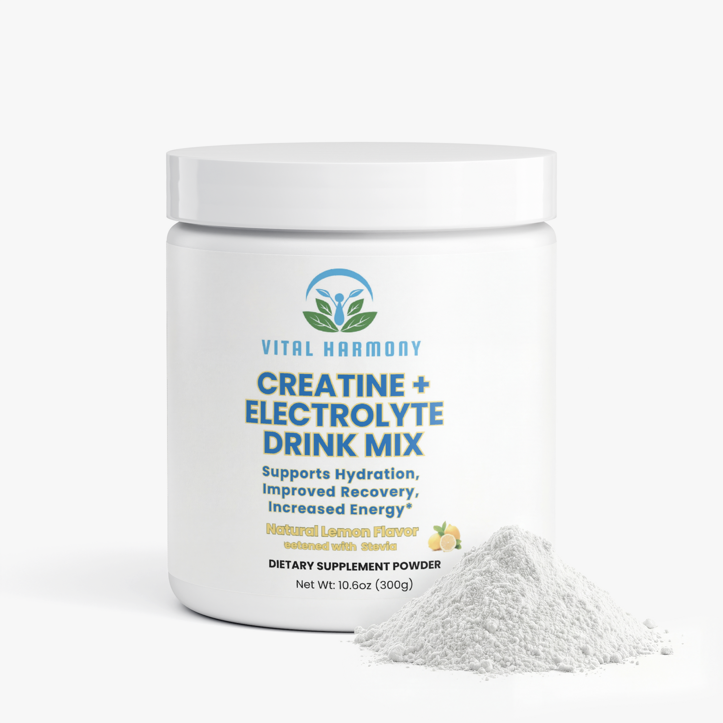 Creatine + Electrolyte Lemon Flavored Powder